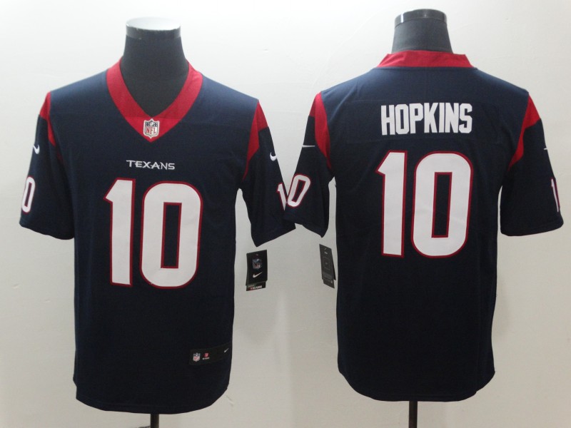 Men's Houston Texans DeAndre Hopkins #10 Navy Jersey